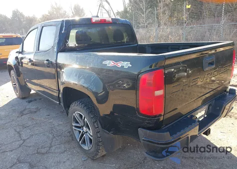 2021 Chevrolet Colorado 4Wd Short Box Wt из США, поврежденный, VIN 1GCGTBEN0M1188315